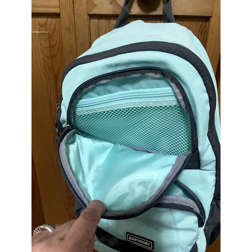 Eastsport Mint Green Commuter‎ Tech Backpack/Bookbag